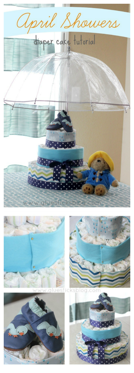 How to Make a Diaper Cake Tutorial